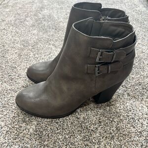 Gray Ankle Booties